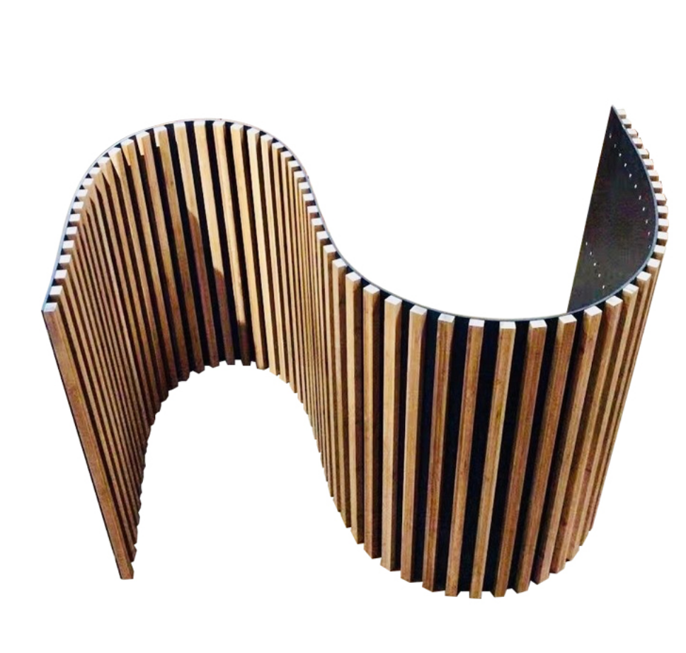 Wave-Shaped 3D Ceiling